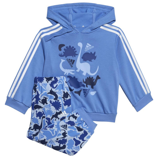 Adidas Βρεφικές φόρμες σετ Dino Camo Allover Print French Terry